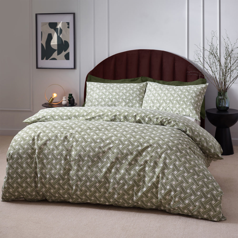 Alexa Abstract Cotton Rich Duvet Cover Set