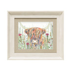 Alfie Highland Cow Framed Print