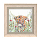 Alfie Highland Cow Framed Print