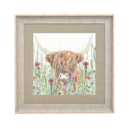 Alfie Highland Cow Framed Print