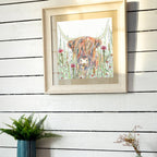 Alfie Highland Cow Framed Print