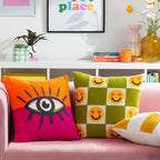 All Eyes On You Boucle Cushion