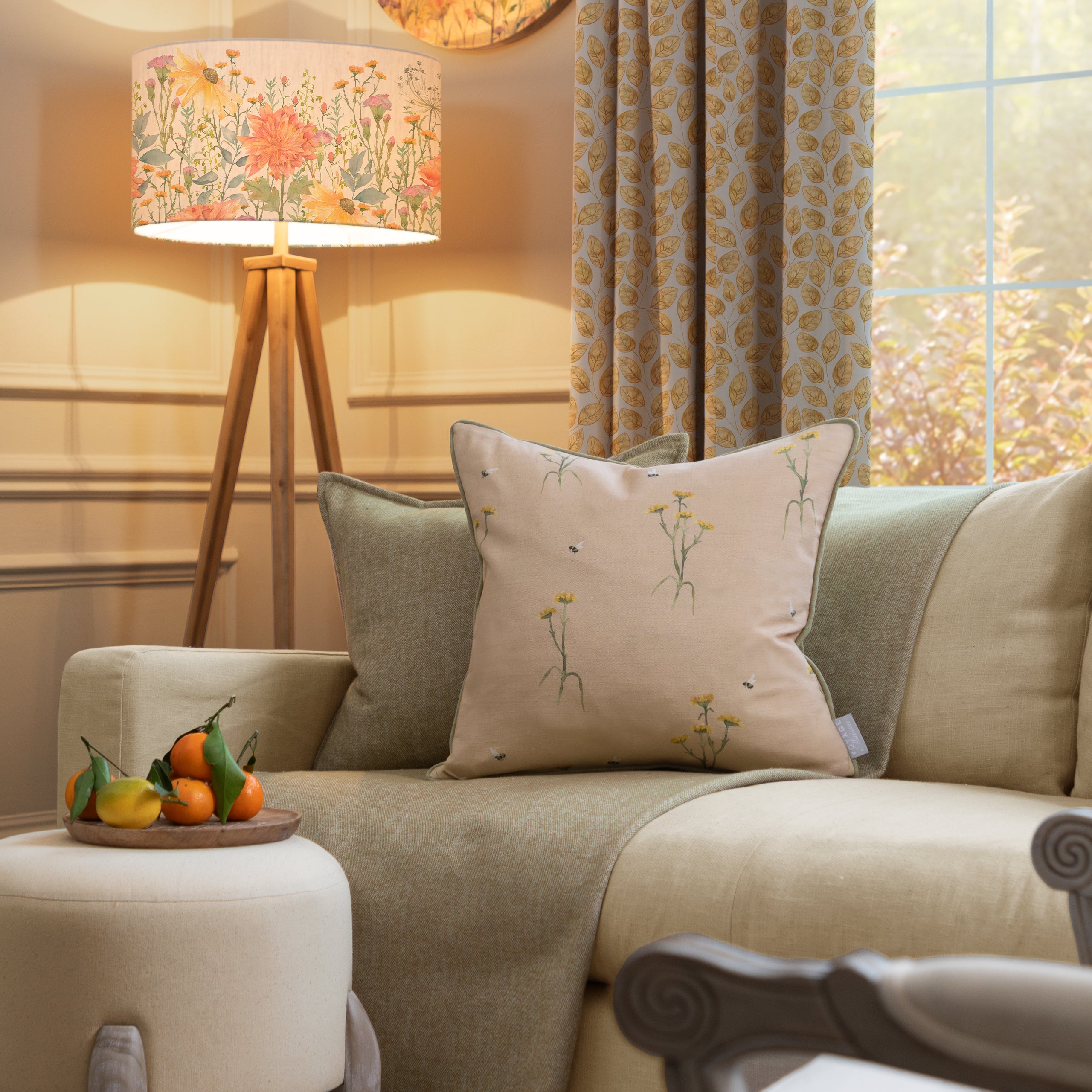 Allimore Printed Piped Cushion