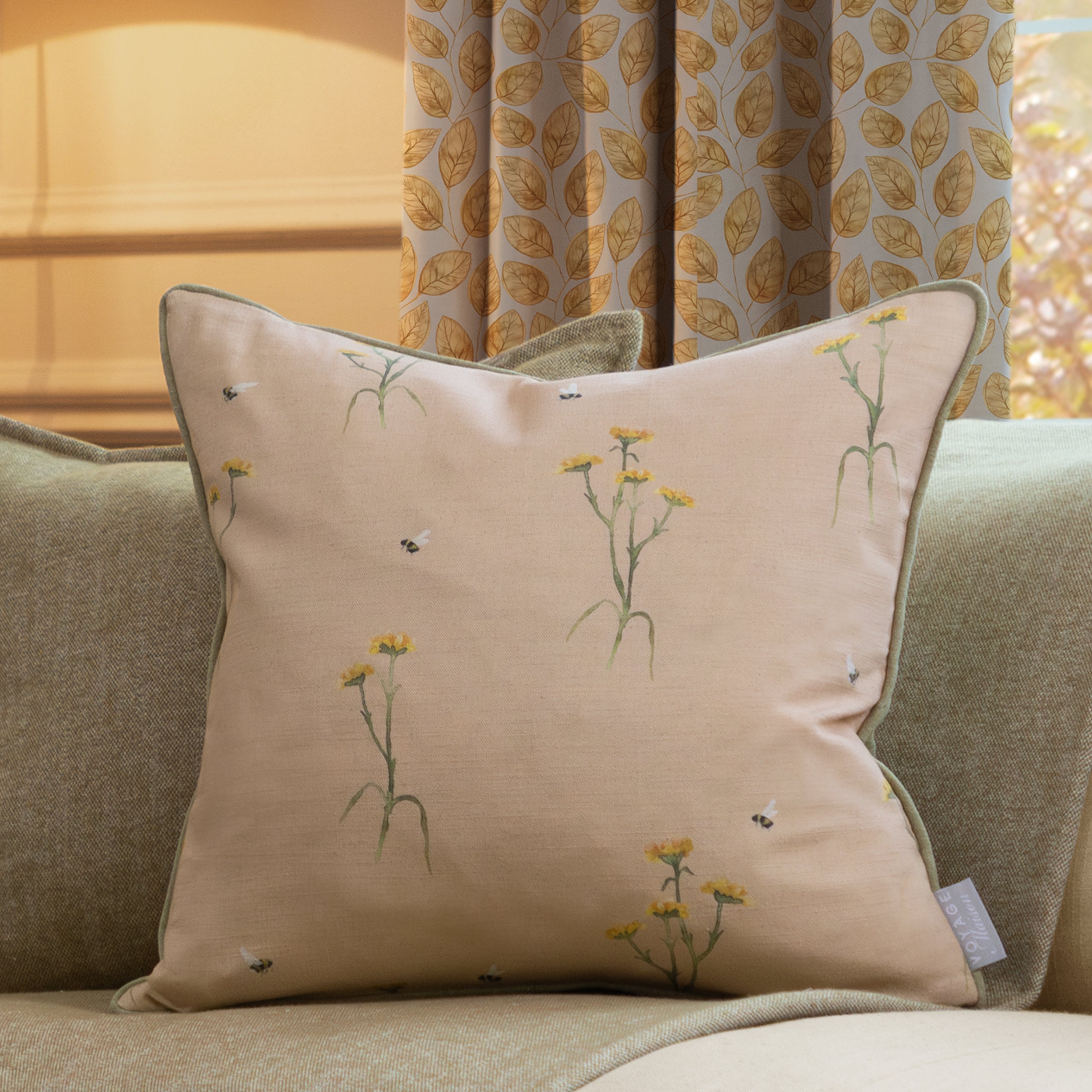 Allimore Printed Piped Cushion
