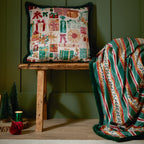 All Wrapped Up Velvet Faux Fur Cushion