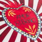 Amor Eterno Velvet Piped Cushion