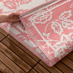 Anemone Woven Jacquard Outdoor Rug