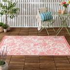 Anemone Woven Jacquard Outdoor Rug