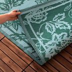 Anemone Woven Jacquard Outdoor Rug