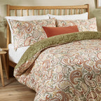 Anika Paisley Printed Soft Touch Duvet Cover Set
