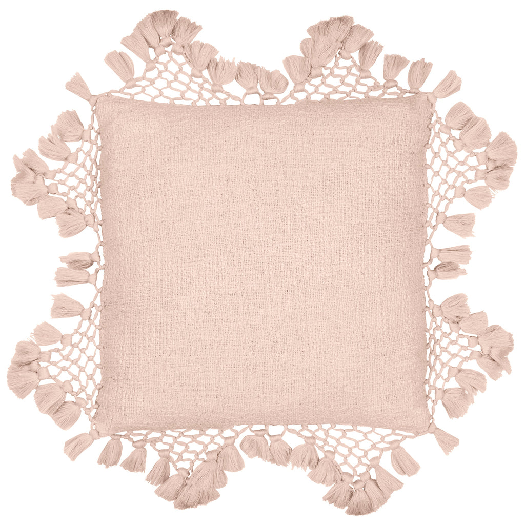 Anko Macrame Tassel Trim Cushion