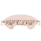 Anko Macrame Tassel Trim Cushion