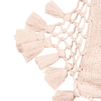 Anko Macrame Tassel Trim Cushion