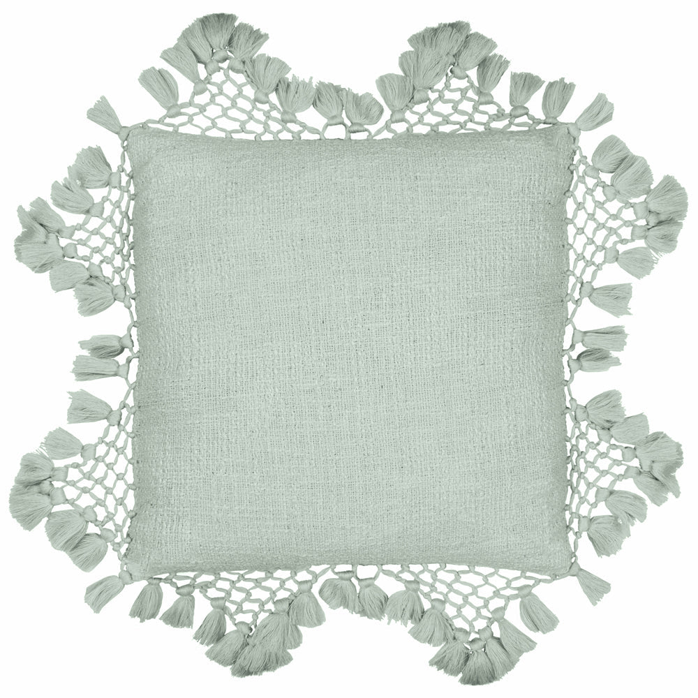 Anko Macrame Tassel Trim Cushion