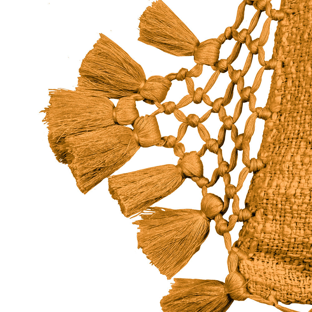 Anko Macrame Tassel Trim Cushion