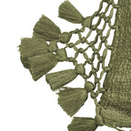 Anko Macrame Tassel Trim Cushion