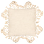 Anko Macrame Tassel Trim Cushion