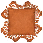 Anko Macrame Tassel Trim Cushion