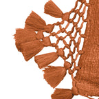 Anko Macrame Tassel Trim Cushion