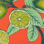 Anemone Limes Printed Outdoor Cushion