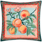 Anemone Peaches Printed Outdoor Cushion