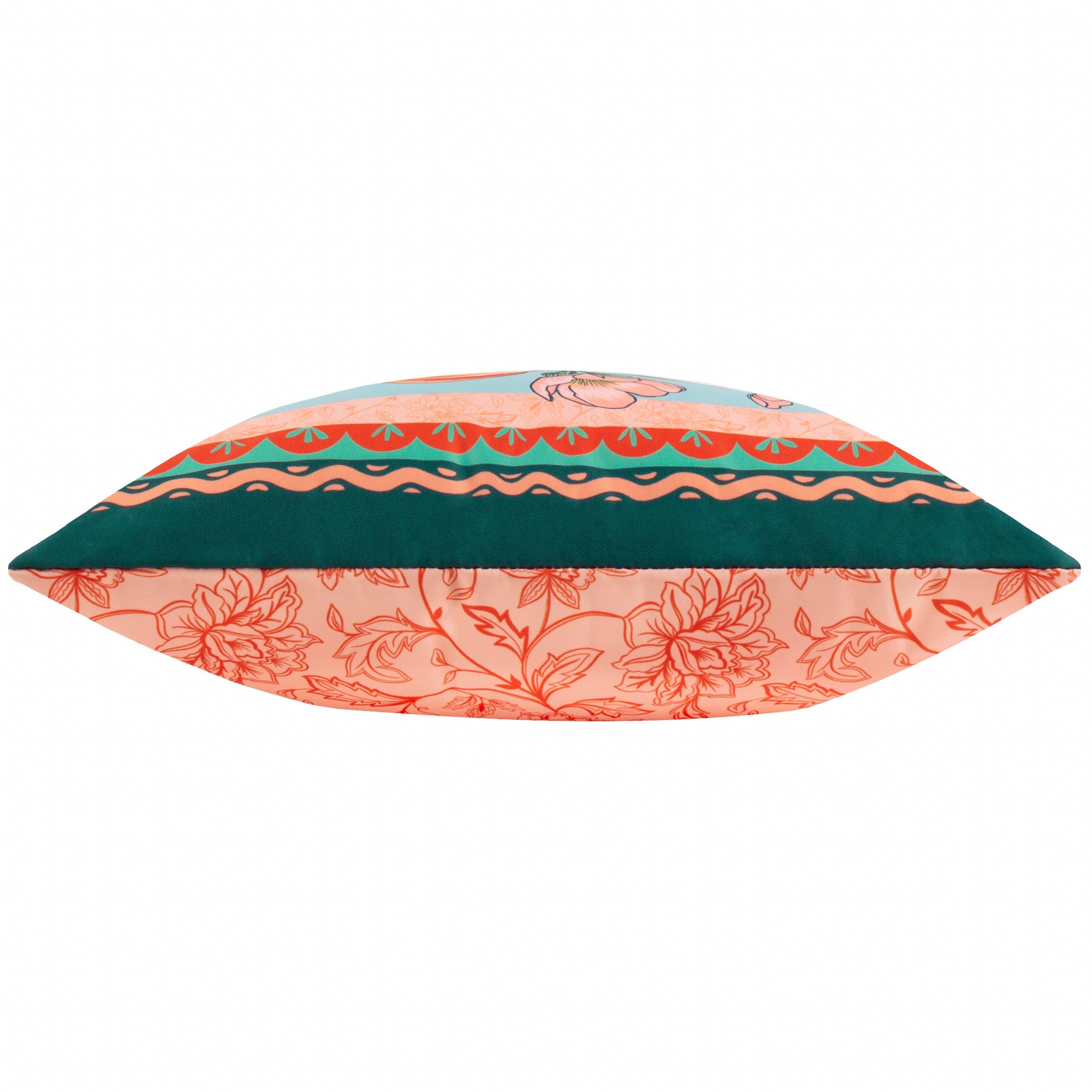 Anemone Peaches Printed Outdoor Cushion