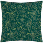 Anemone Strawberries Printed Outdoor Cushion