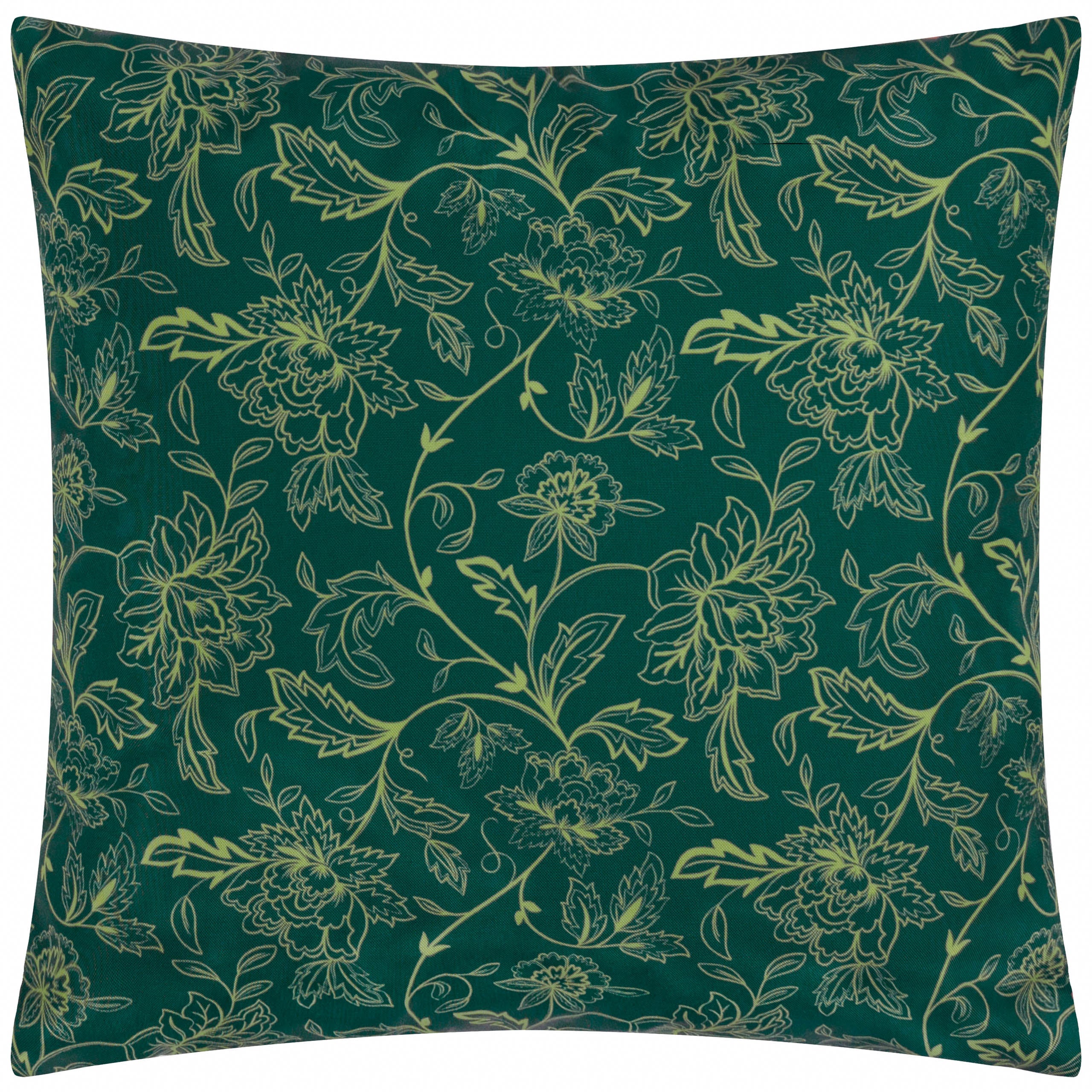 Anemone Strawberries Printed Outdoor Cushion