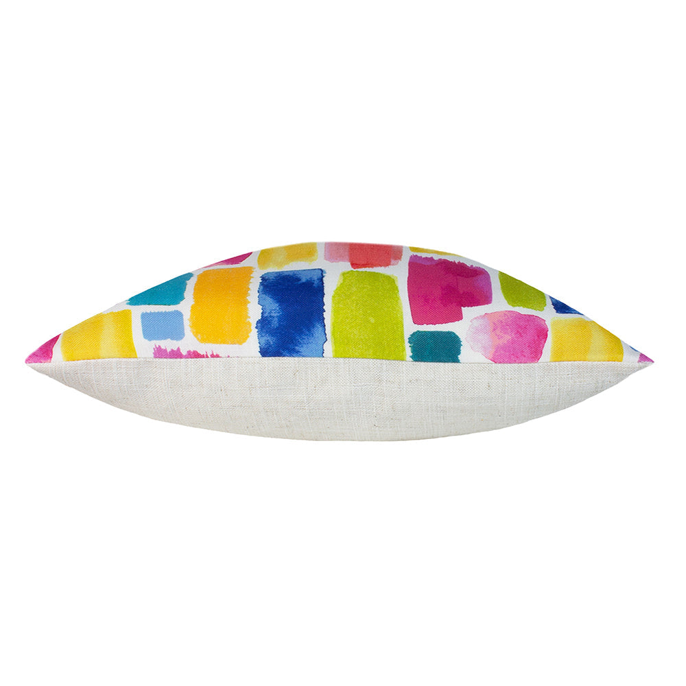 Aquarelle Dash Abstract Cushion