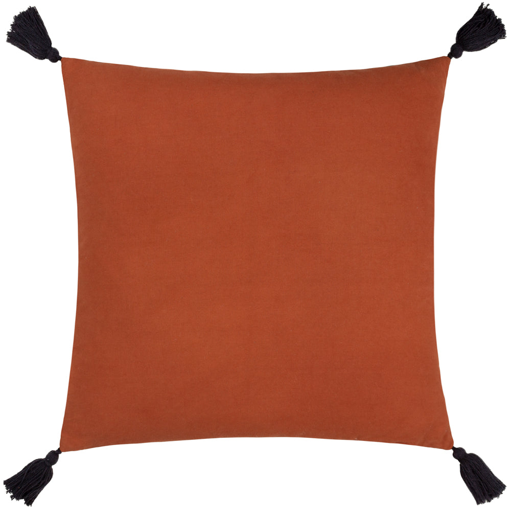 Aquene Tufted Tasselled Cushion