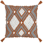 Aquene Tufted Tasselled Cushion