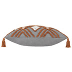 Aquene Tufted Tasselled Cushion