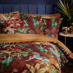 Aranya Exotic Animal Velvet Duvet Cover Set