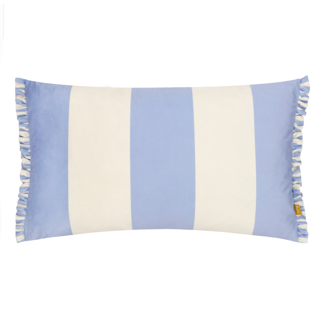 Araya Striped Velvet Cushion
