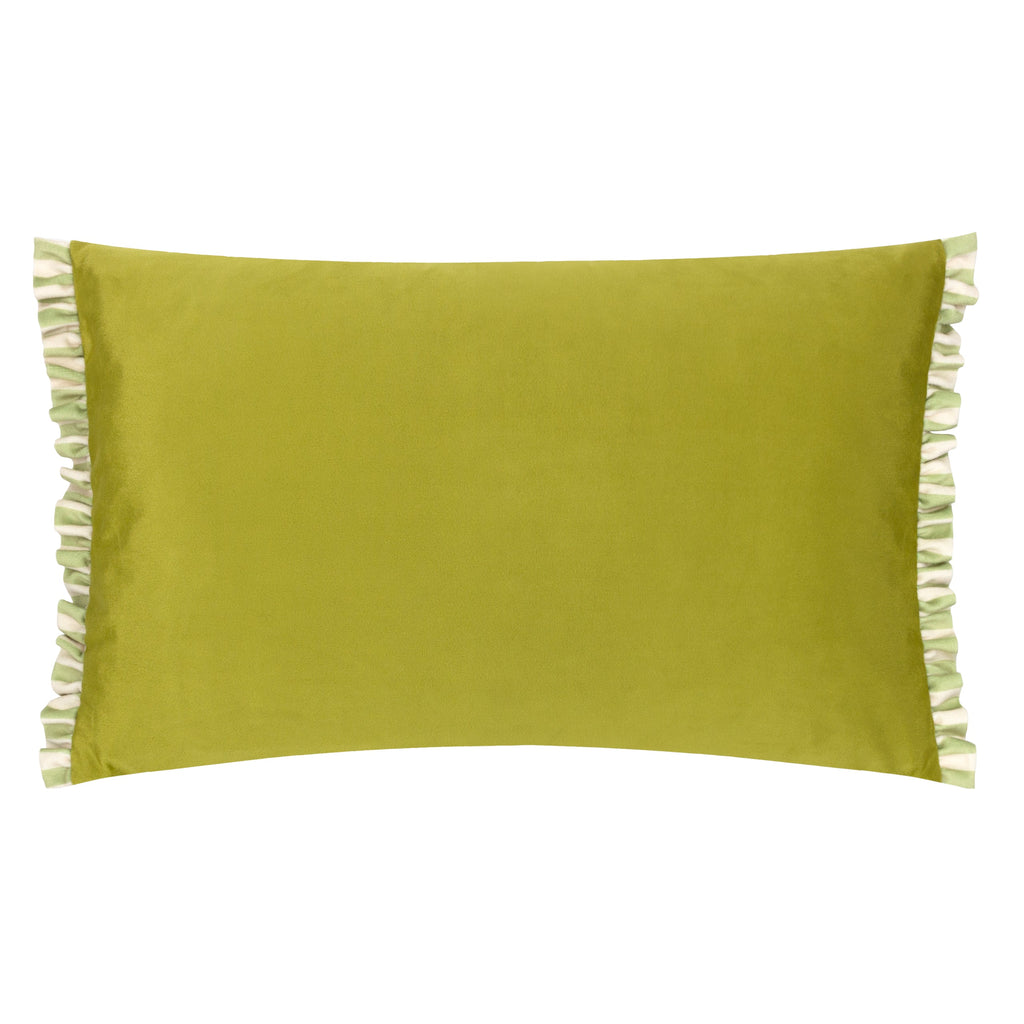 Araya Striped Velvet Cushion