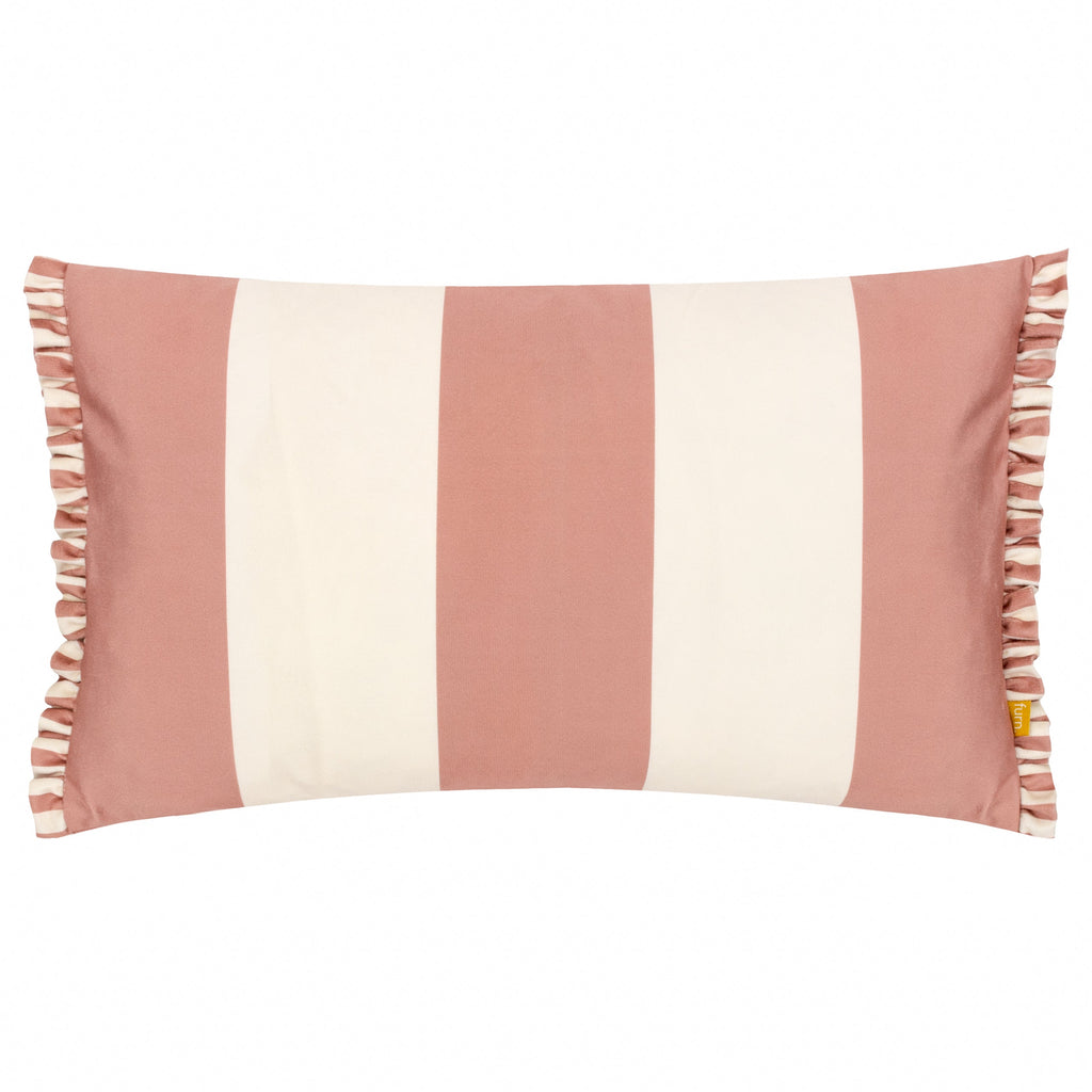 Araya Striped Velvet Cushion