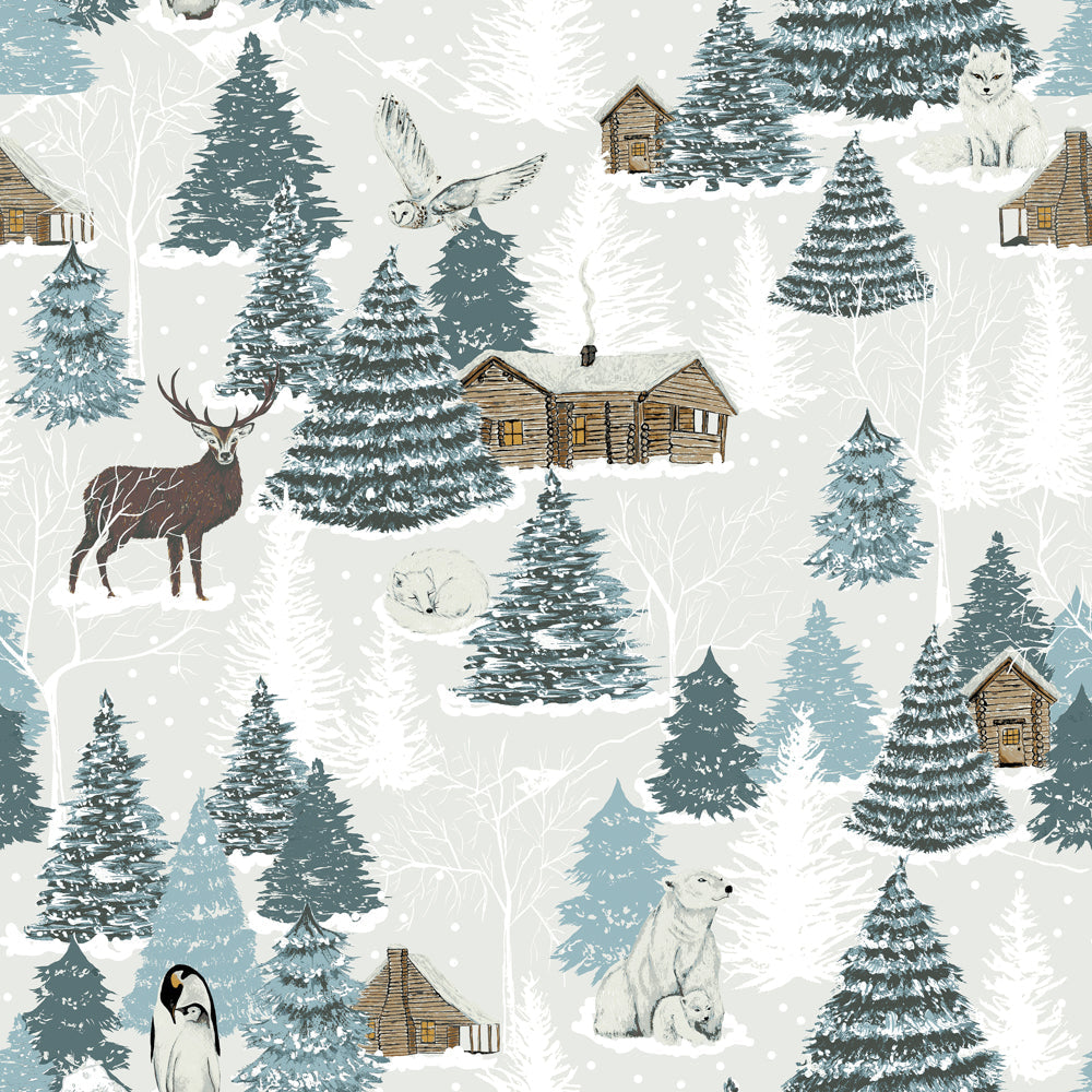 Arcticus Arctic Animal Duvet Cover Set