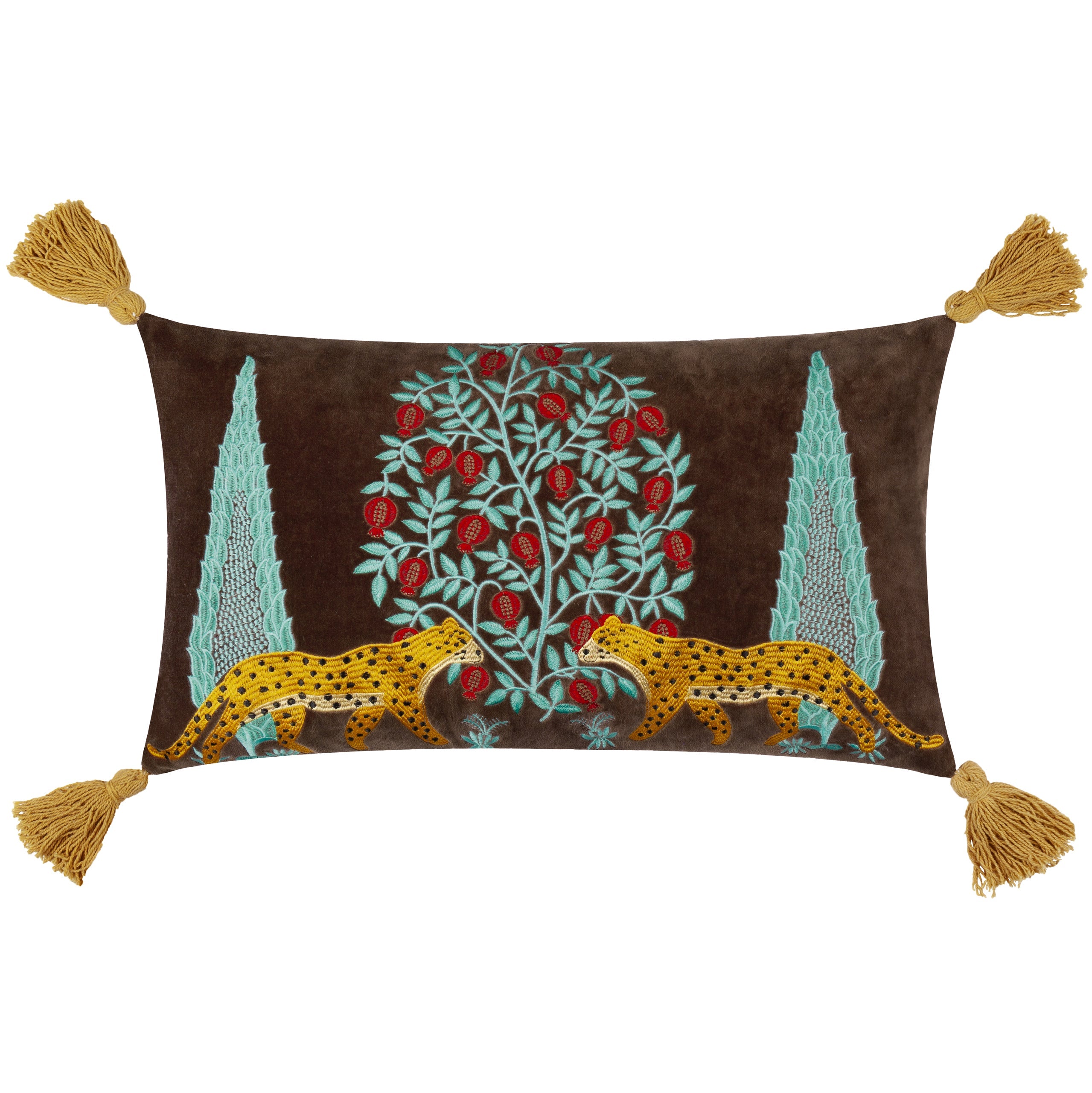 Aritra Embroidered Velvet Cushion