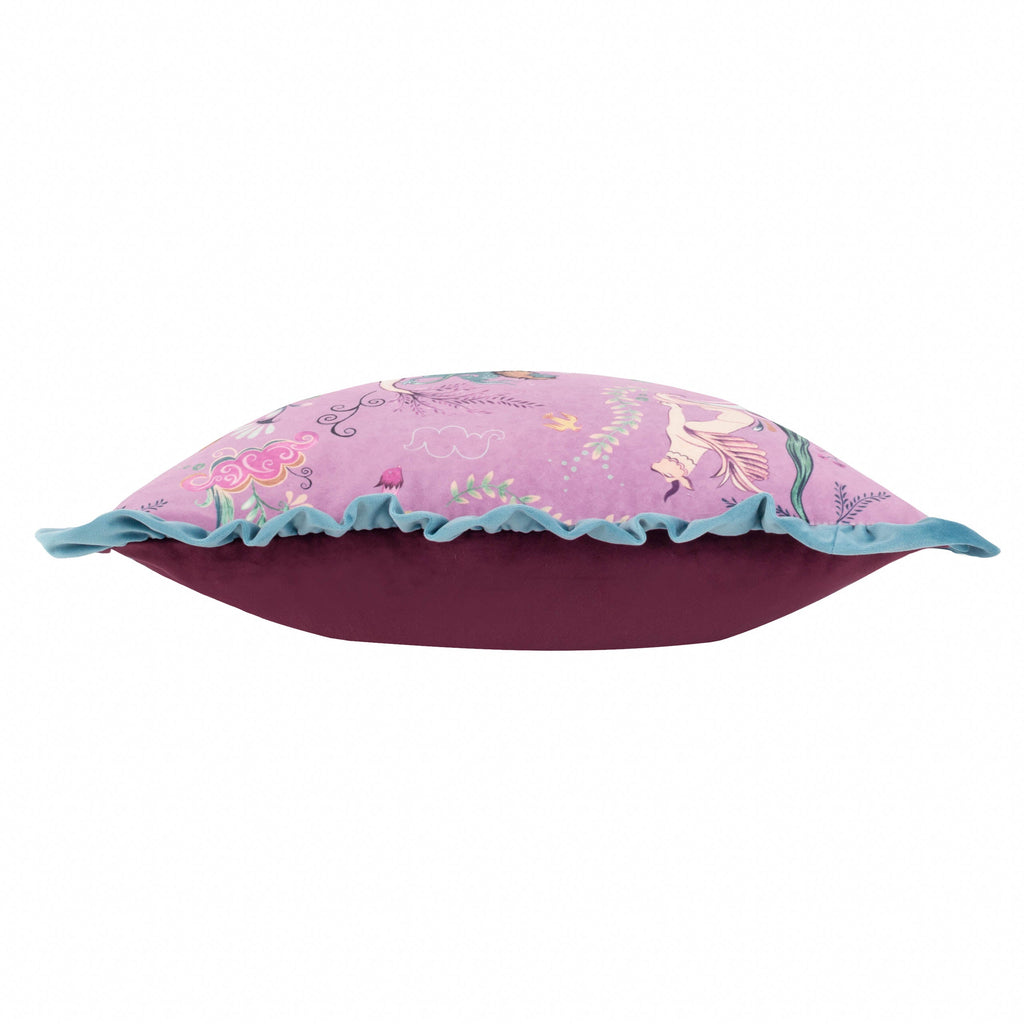 Athena Printed Velvet Cushion