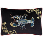 Atlantica Embroidered Velvet Cushion