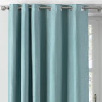 Atlantic Twill Woven Eyelet Curtains