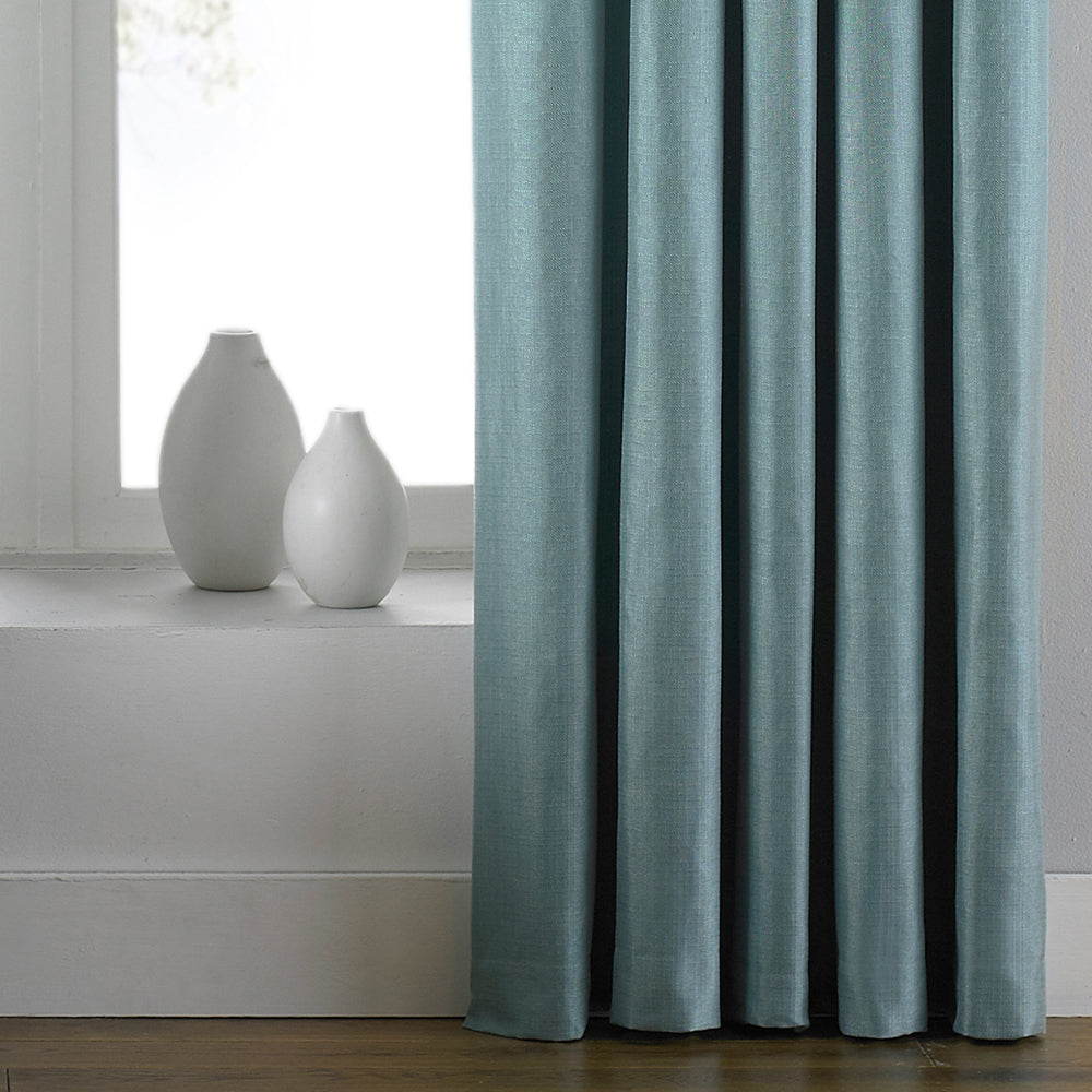 Atlantic Twill Woven Eyelet Curtains