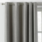 Atlantic Twill Woven Eyelet Curtains