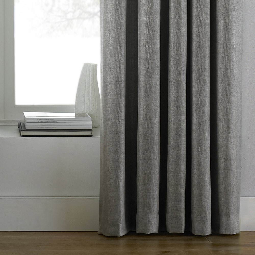 Atlantic Twill Woven Eyelet Curtains