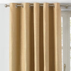 Atlantic Twill Woven Eyelet Curtains