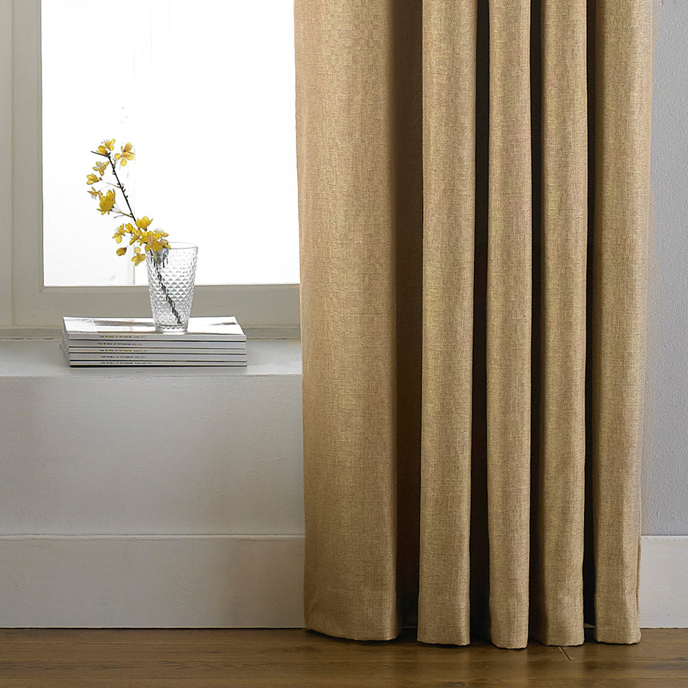Atlantic Twill Woven Eyelet Curtains