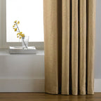 Atlantic Twill Woven Eyelet Curtains