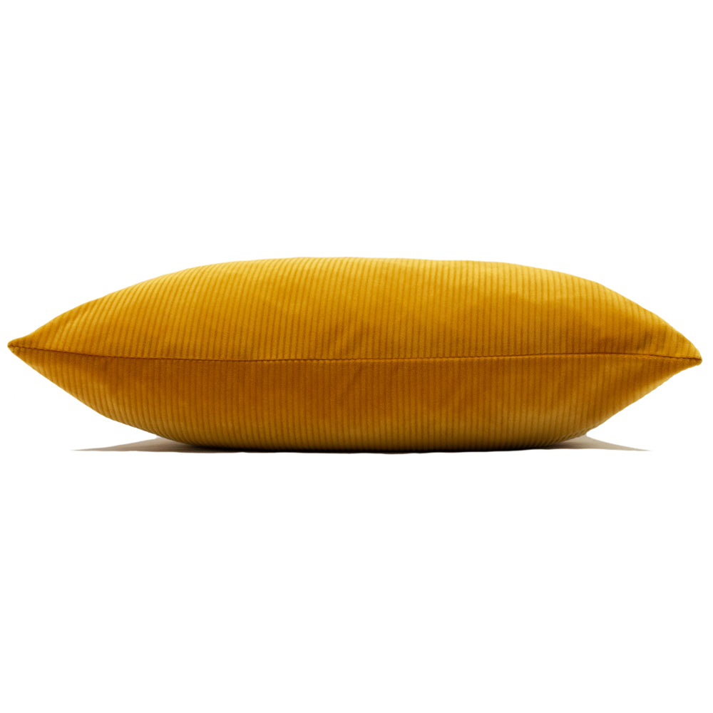 Aurora Ribbed Velvet Cushion