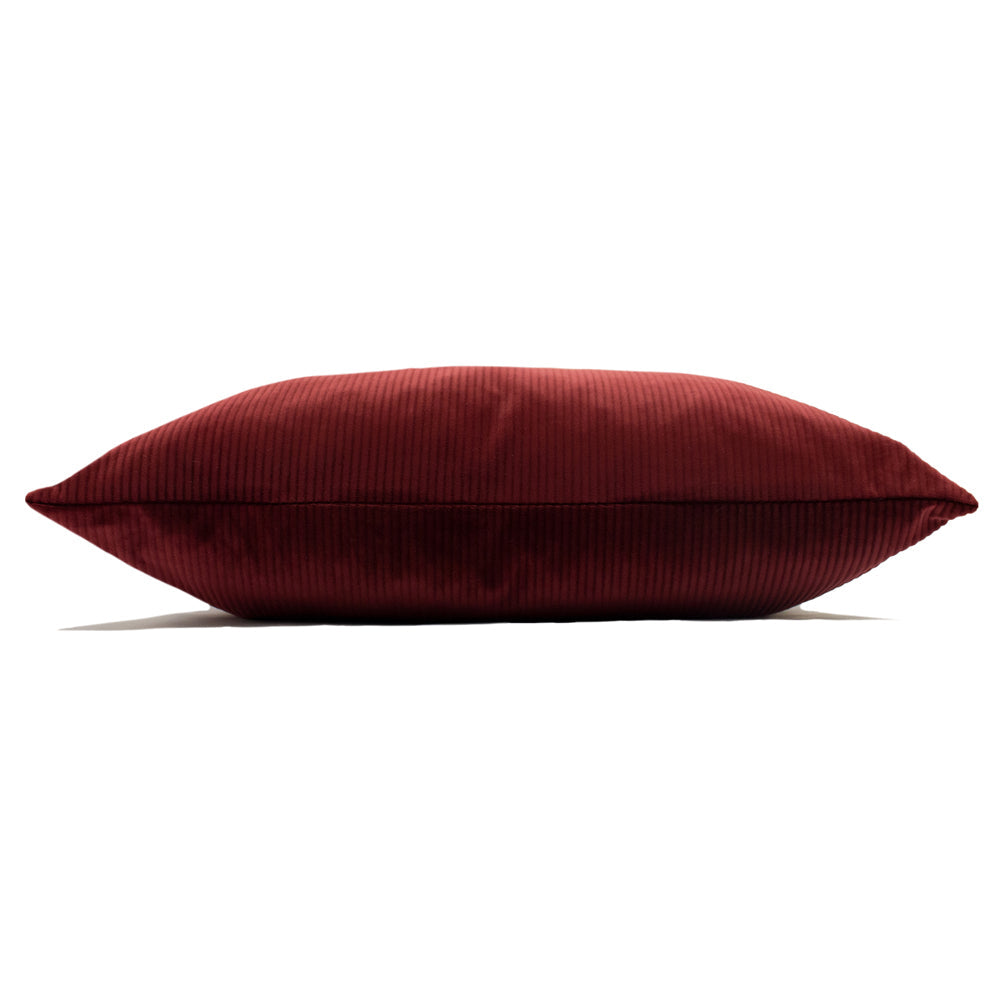 Aurora Ribbed Velvet Cushion
