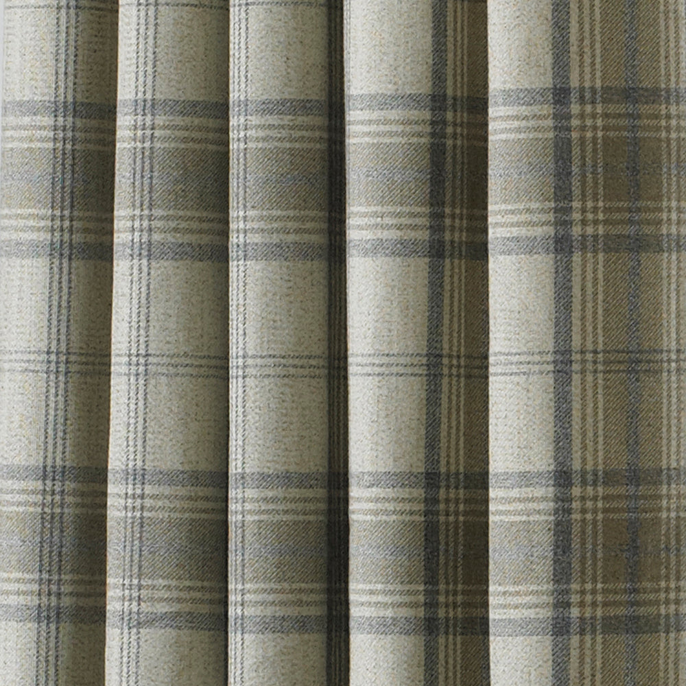 Aviemore Tartan Faux Wool Eyelet Curtains